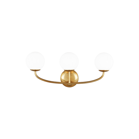 Visual Comfort Galassia 3 Light 23" Wide Bathroom Vanity Light Burnished Brass