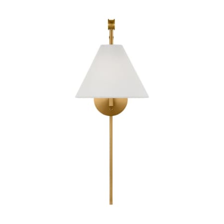 Visual Comfort Remy 29" Tall Bathroom Sconce Burnished Brass