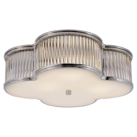 Visual Comfort Basil 17" Flush Mount by Alexa Hampton Polished Nickel