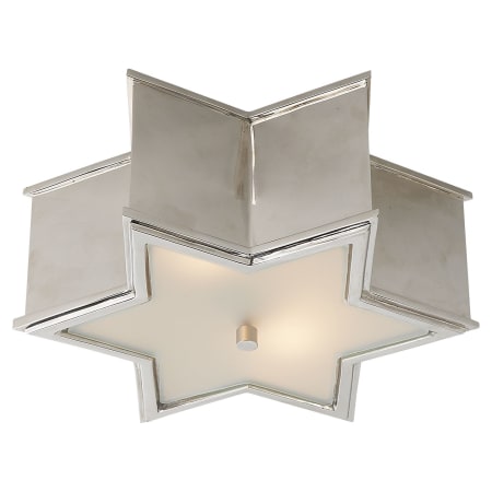 Visual Comfort Sophia 13" Flush Mount by Alexa Hampton Polished Nickel