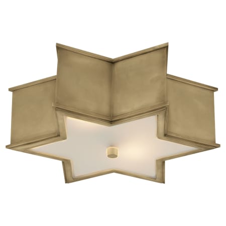 Visual Comfort Sophia 17" Flush Mount by Alexa Hampton Natural Brass