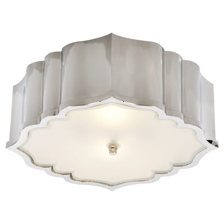 Visual Comfort Balthazar 14" Flush Mount by Alexa Hampton Polished Nickel