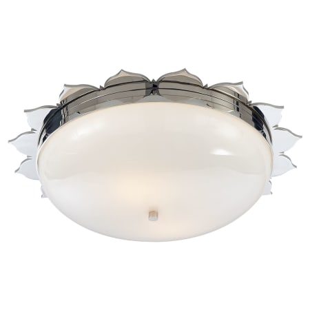 Visual Comfort Rachel 18" Flush Mount by Alexa Hampton Polished Nickel