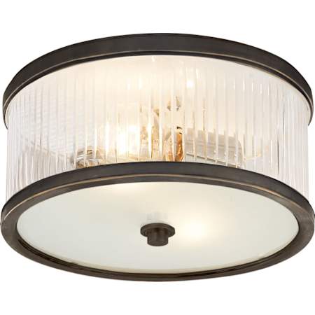 Visual Comfort Randolph 11" Flush Mount by Alexa Hampton Bronze