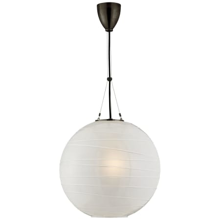 Visual Comfort Hailey 18" Pendant Light by Alexa Hampton Gun Metal