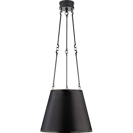 Visual Comfort Lily 15" Pendant Light by Alexa Hampton Gun Metal