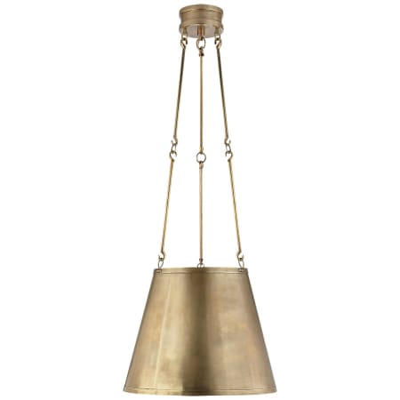 Visual Comfort Lily 15" Pendant Light by Alexa Hampton Natural Brass