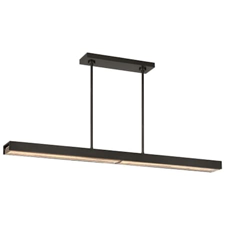 Visual Comfort Maybeck 4" Wide LED Linear Chandelier Bronze