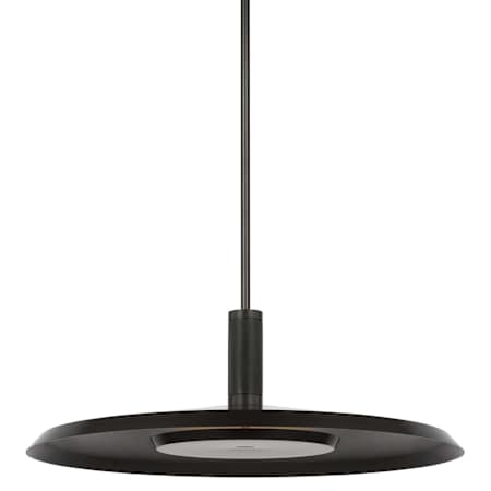 Visual Comfort Saucer 24" Wide LED Pendant Dark Bronze