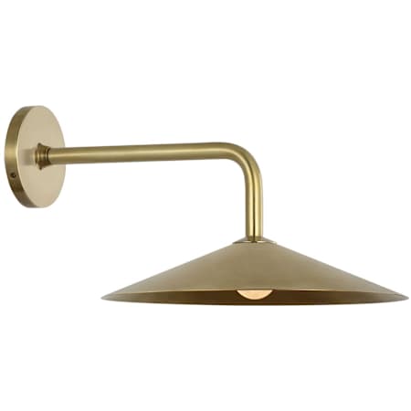 Visual Comfort Ponce 9" Tall LED Wall Sconce Hand-Rubbed Antique Brass