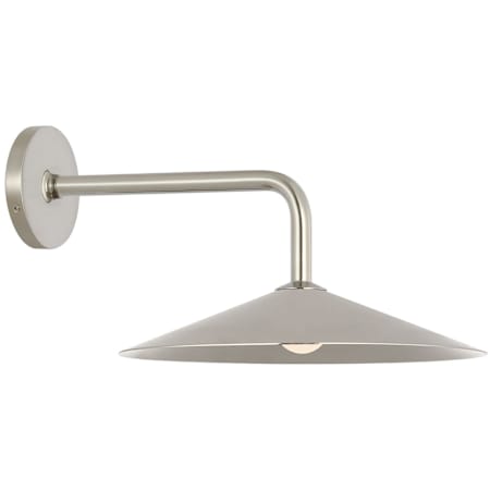 Visual Comfort Ponce 9" Tall LED Wall Sconce Polished Nickel