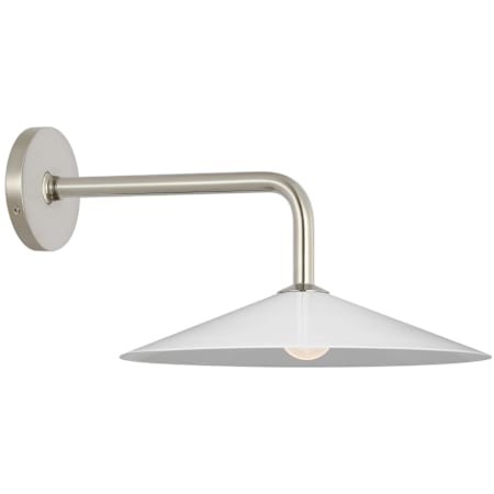 Visual Comfort Ponce 9" Tall LED Wall Sconce Polished Nickel