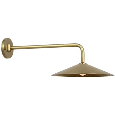 Visual Comfort Ponce 9" Tall LED Wall Sconce Hand-Rubbed Antique Brass