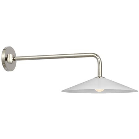 Visual Comfort Ponce 9" Tall LED Wall Sconce Polished Nickel