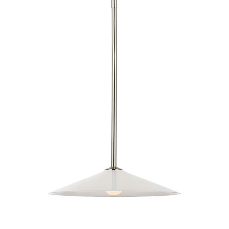Visual Comfort Ponce 13" Wide LED Pendant Polished Nickel