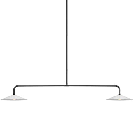 Visual Comfort Ponce 62" Wide LED Linear Chandelier Modern Iron