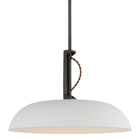 Visual Comfort Cyrus 19" Wide LED Pendant Bronze / White