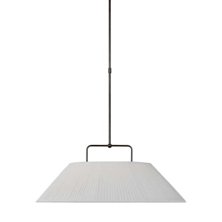 Visual Comfort Serrato 33" Wide LED Pendant Bronze / Silk