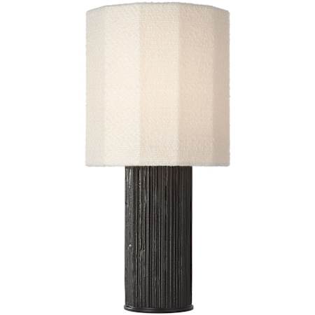 Visual Comfort Fumar 24" Tall Buffet Table Lamp Ridged Carbon
