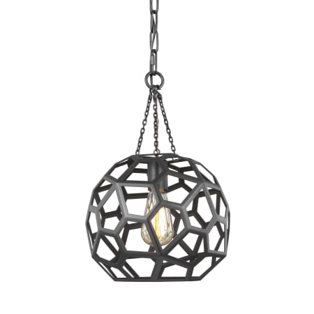 Visual Comfort Feccetta 11" Wide Suspension Pendant Midnight Black