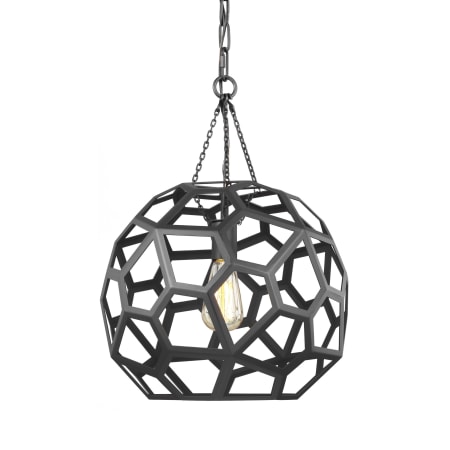 Visual Comfort Feccetta 15" Wide Suspension Pendant Midnight Black