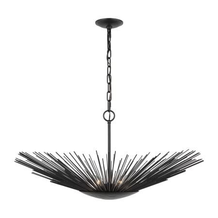 Visual Comfort Helios 32" Wide Pendant Aged Iron