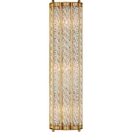 Visual Comfort Eaton 21" Linear Sconce by AERIN Hand Rubbed Antique Brass