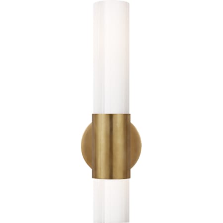 Visual Comfort Penz 4-1/2" Wide Wall Sconce Hand-Rubbed Antique Brass