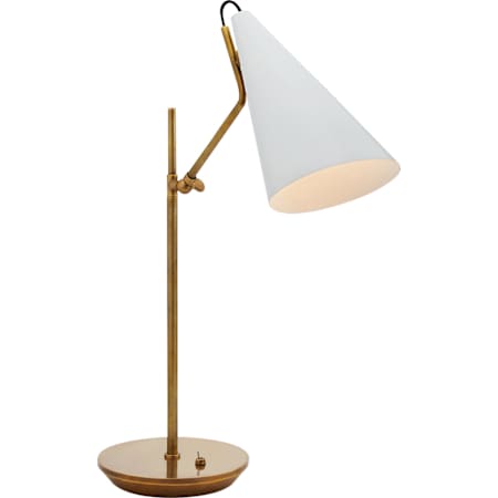 Visual Comfort Clemente 21" Table Lamp by AERIN Plaster White