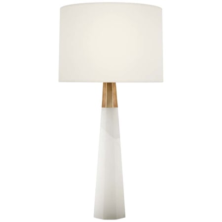 Visual Comfort Olsen 33" Tall Cordless LED Buffet Table Lamp Alabaster / Linen