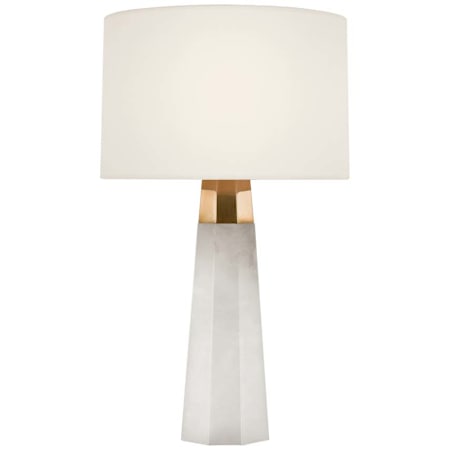 Visual Comfort Olsen 15" Tall Cordless LED Buffet Table Lamp Alabaster / Linen