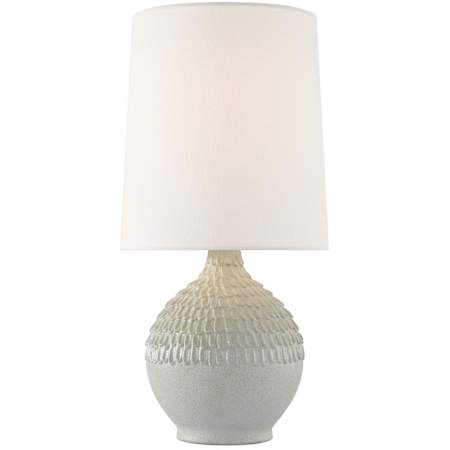 Visual Comfort Morava 18" Tall Vase Table Lamp Volcanic White