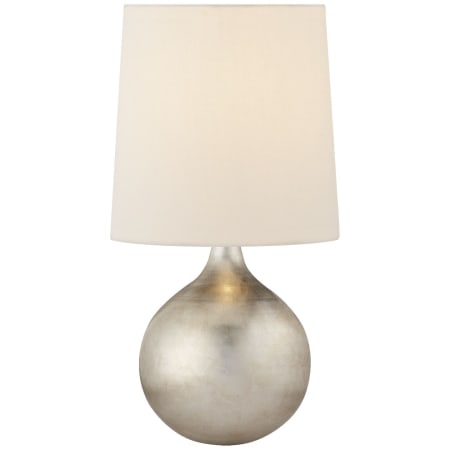 Visual Comfort Warren 13" Table Lamp by AERIN Burnished Silver Leaf