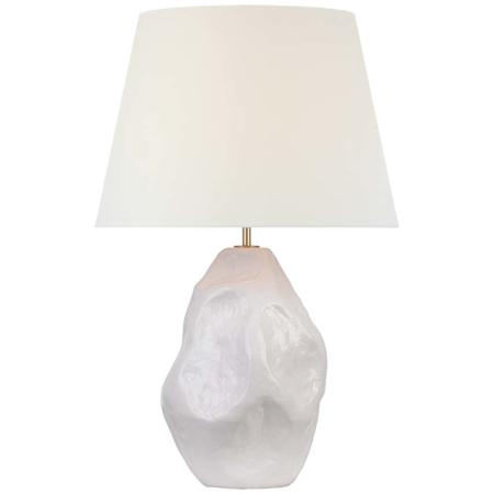 Visual Comfort Rocco 28" Tall Vase Table Lamp White / Linen