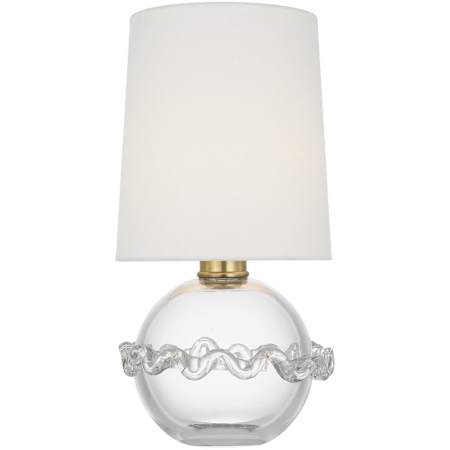 Visual Comfort Breslin 16" Tall LED Buffet Table Lamp Clear Glass