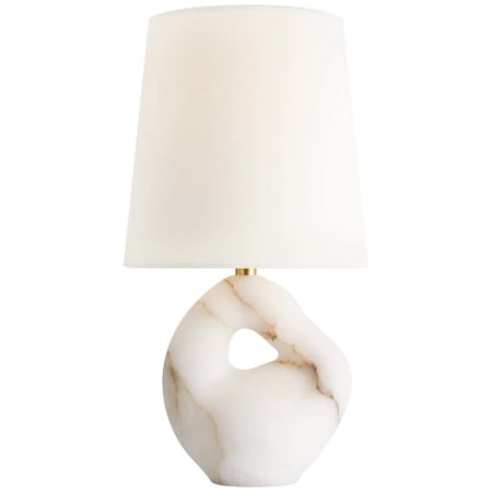 Visual Comfort Adria 16" Tall Vase Table Lamp Alabaster / Linen