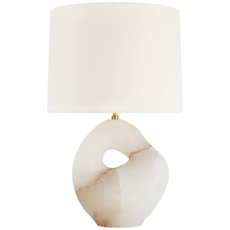 Visual Comfort Adria 26" Tall Vase Table Lamp Alabaster / Linen