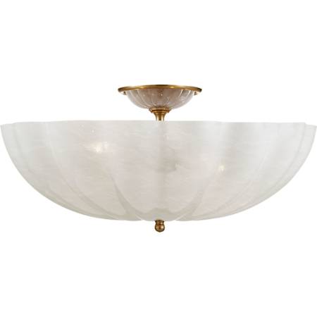 Visual Comfort Rosehill 21" Flush Mount by AERIN Hand Rubbed Antique Brass