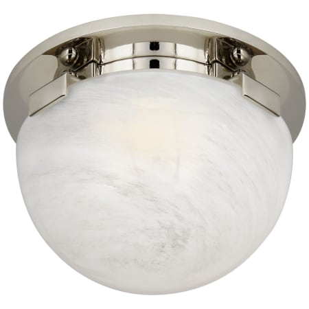Visual Comfort Serein 6" Wide LED Flush Mount Bowl Ceiling Fixture Polished Nickel