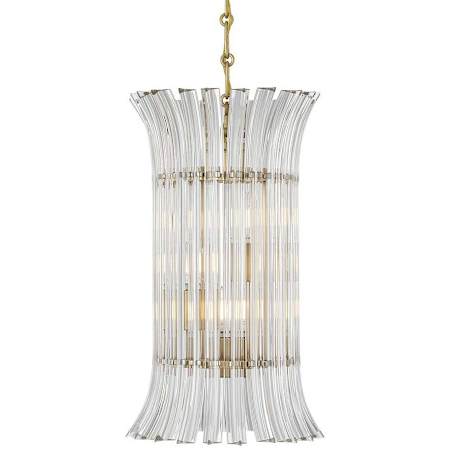 Visual Comfort Rhine 4 Light 12" Wide Pendant Hand-Rubbed Antique Brass