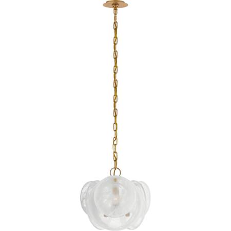 Visual Comfort Loire 3 Light 16" Wide Taper Candle Style Chandelier Gild