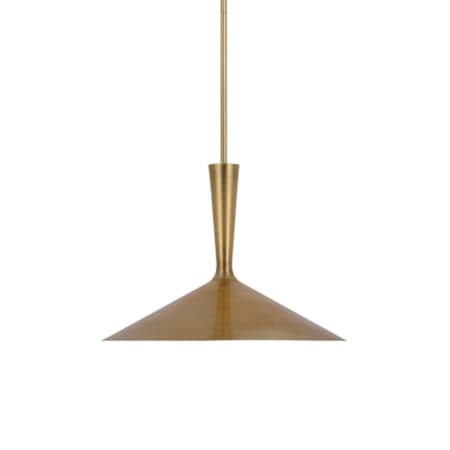 Visual Comfort Rosetta 18" Wide Pendant Hand-Rubbed Antique Brass