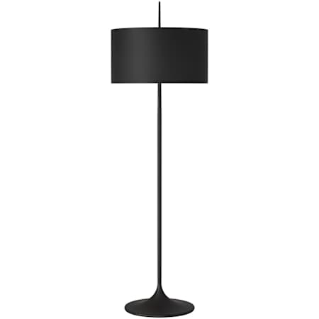 Visual Comfort Spinet 3 Light 63" Tall Buffet Floor Lamp Matte Black