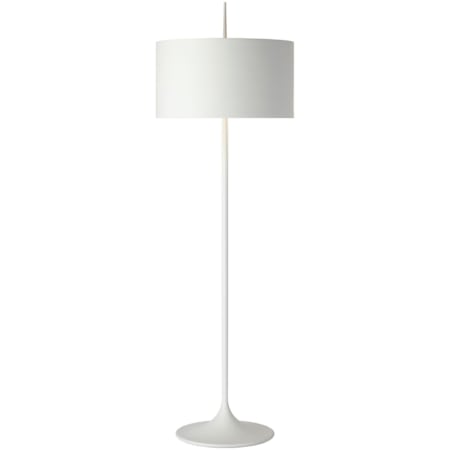 Visual Comfort Spinet 3 Light 63" Tall Buffet Floor Lamp Matte White