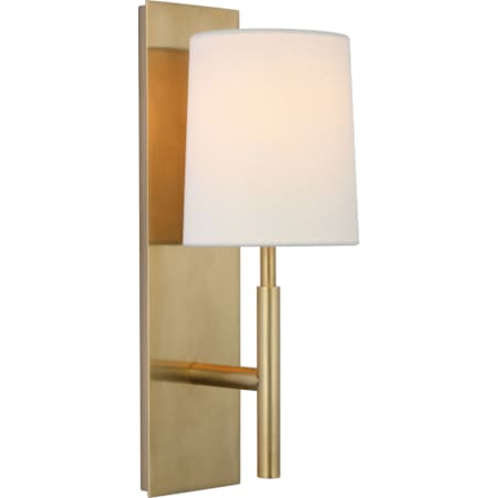 Visual Comfort Clarion 1 Light Medium Wall Sconce Soft Brass