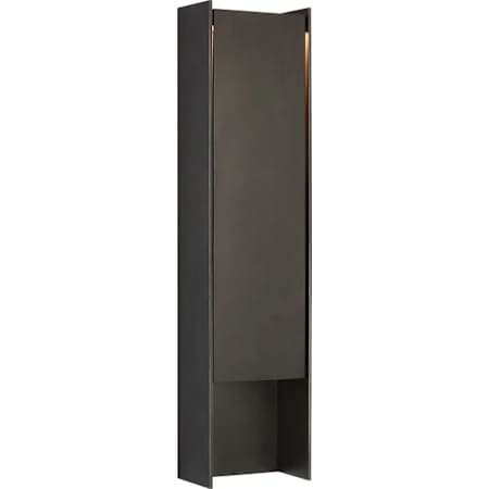 Visual Comfort Align 32" Tall Wall Sconce Blackened Stainless
