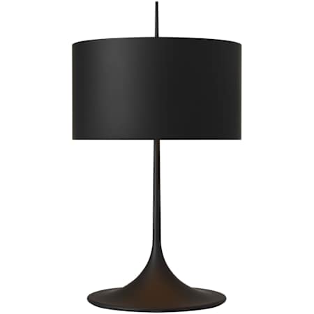 Visual Comfort Spinet 3 Light 27" Tall Buffet Table Lamp Matte Black