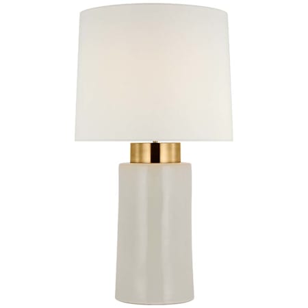 Visual Comfort Xian 30" Tall Buffet Table Lamp Ivory / Soft Brass / Linen