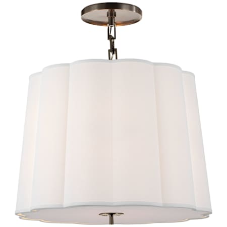 Visual Comfort Simple 5 Light 25" Wide Semi-Flush Drum Ceiling Fixture Bronze