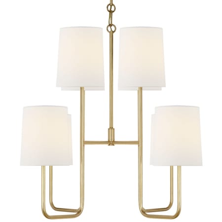 Visual Comfort Go 8 Light 31" Wide Chandelier Gild